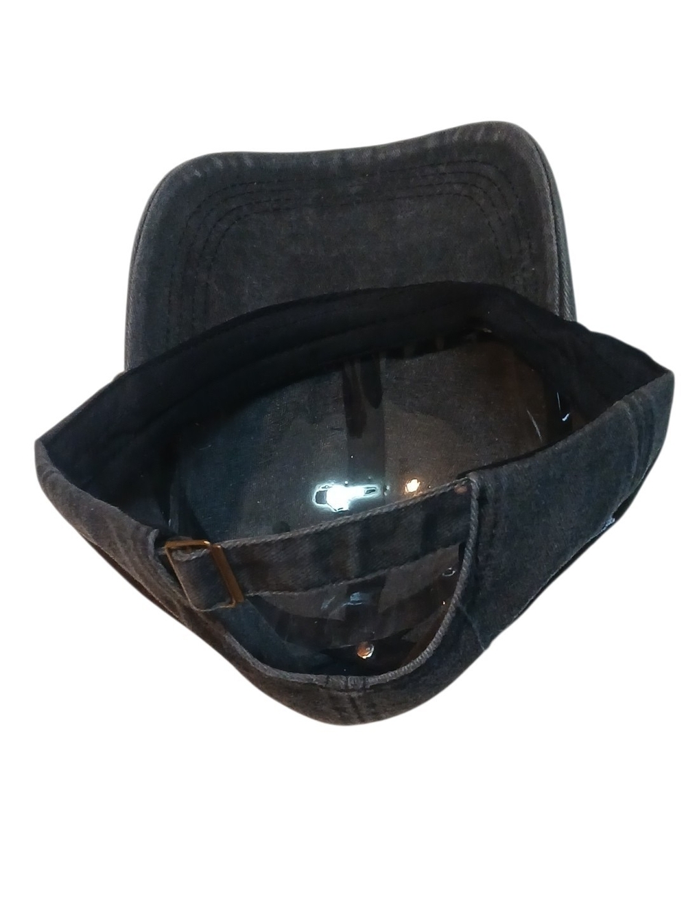 Access 1- NWOT, Denim, Embroidered Christian Hats, Adjustable Strap Metal Buckle - Picture 4 of 8